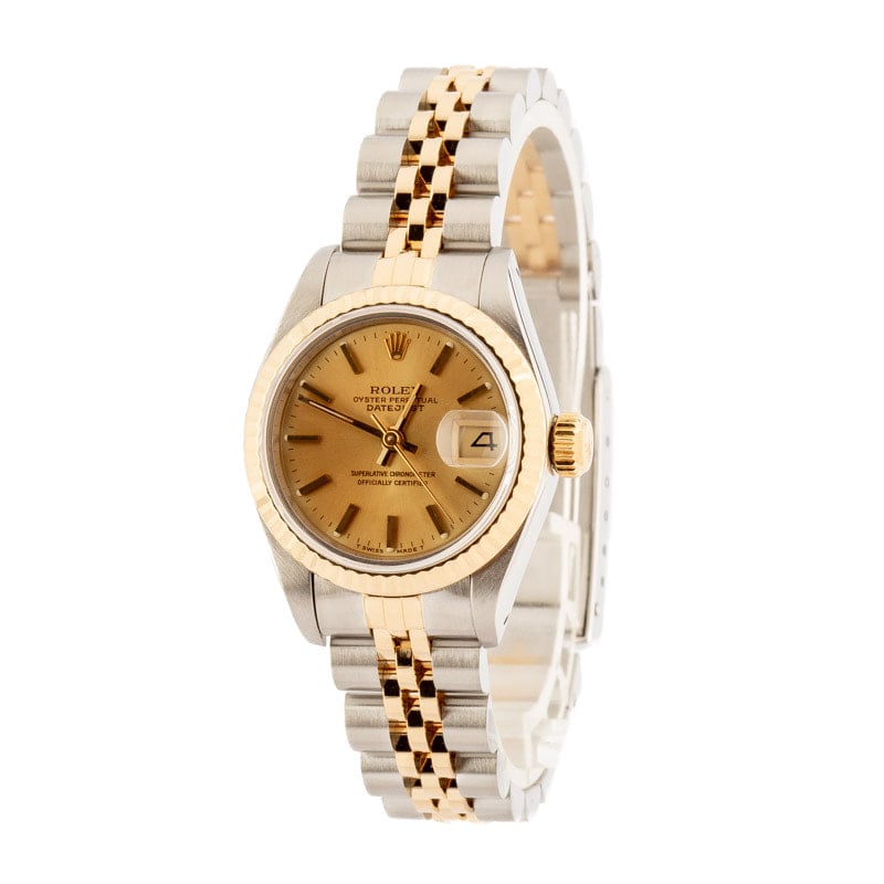 Pre-Owned Rolex Datejust 69173 Champagne