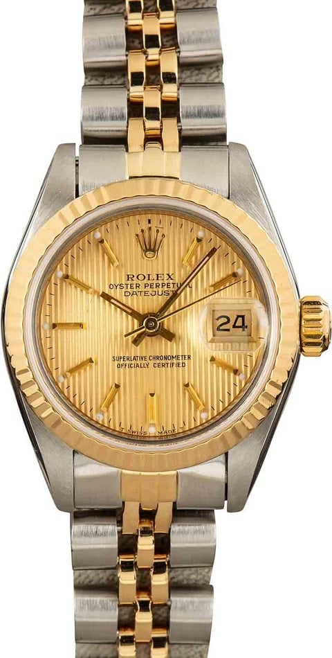 Buy Used Rolex Datejust 69173 Bob s Watches Sku 163024