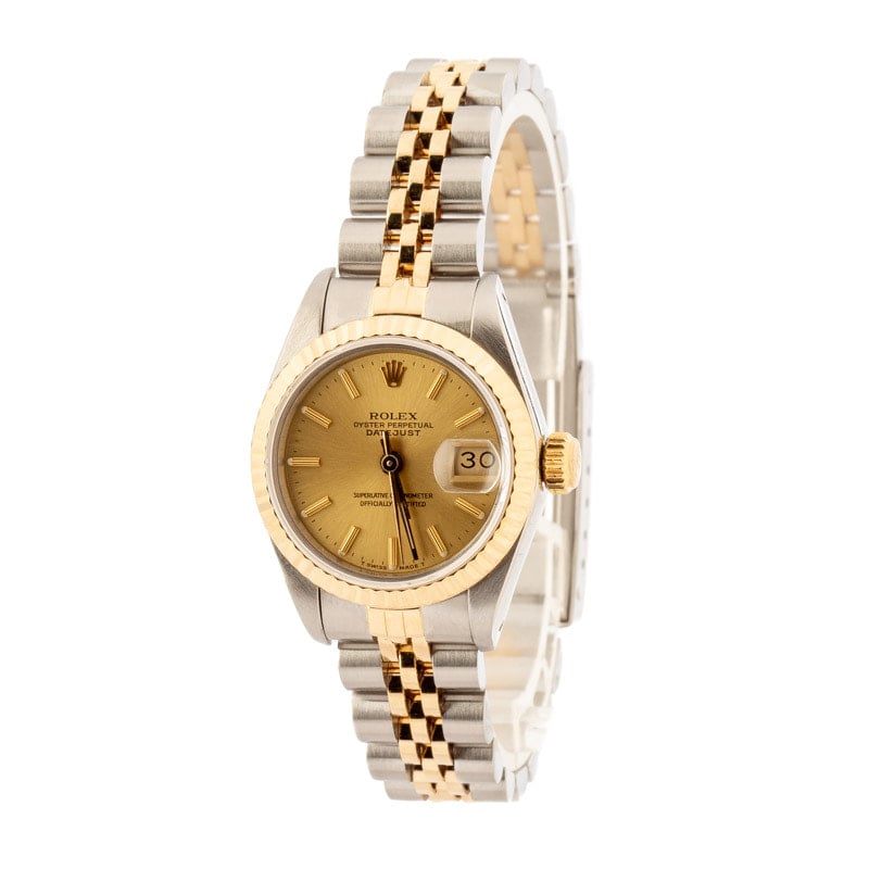 Lady Rolex Datejust Ref 69173 Two Tone