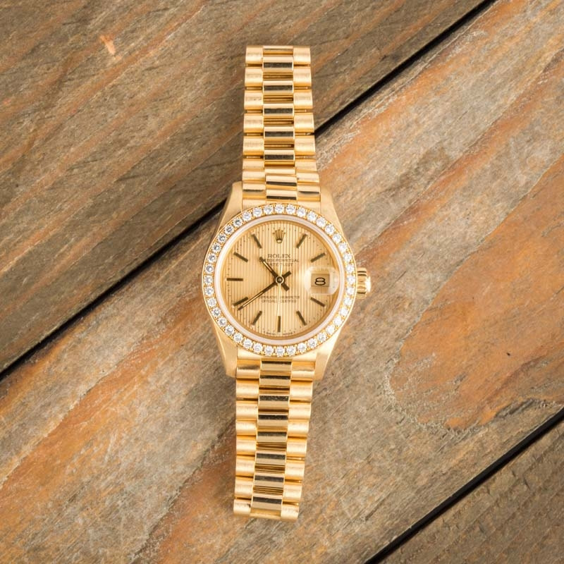 Lady Rolex Datejust 69178 Diamond Bezel