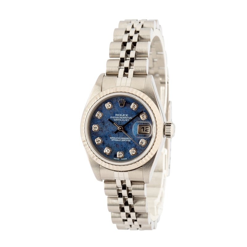 Ladies Rolex Datejust 79174 Blue Dial