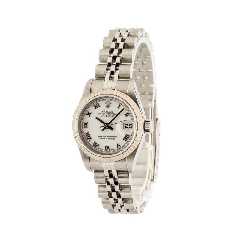 Rolex Datejust 79174 White Roman Dial