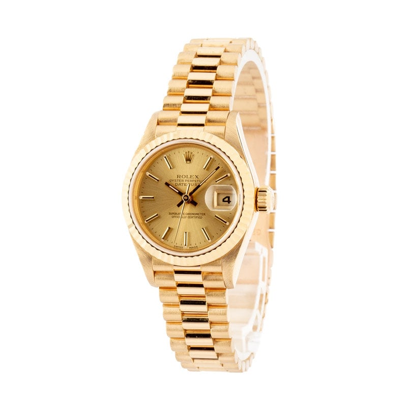 Rolex Datejust 79178 18k Yellow Gold