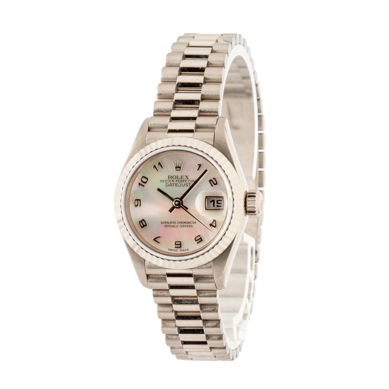 Used Ladies Rolex Datejust 79178 Pearl Dial