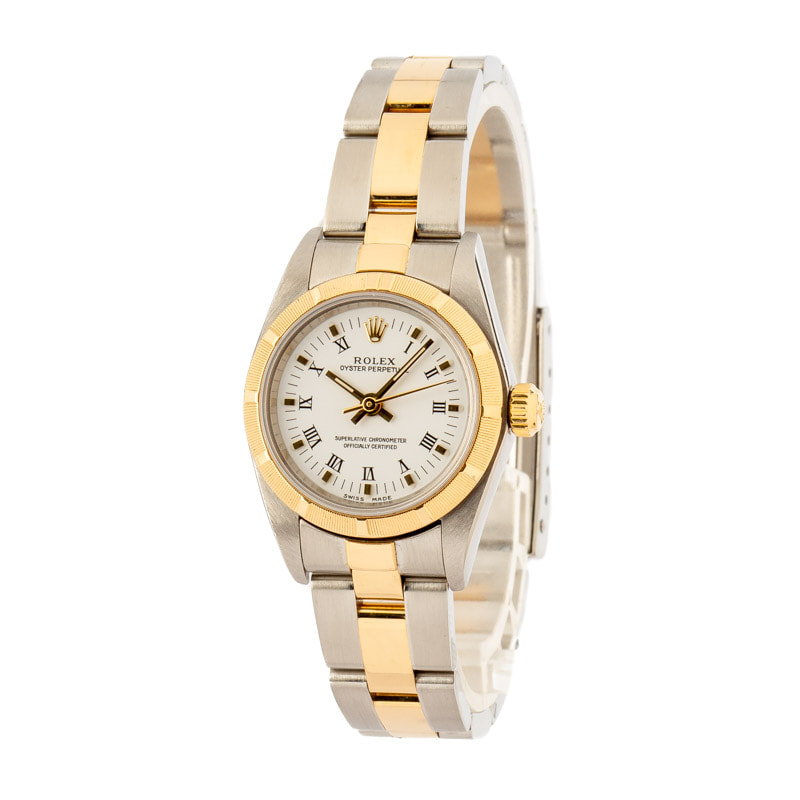 Rolex Lady Oyster Perpetual 76233 Two Tone Oyster