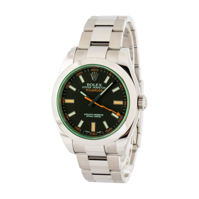 Rolex Milgauss Green Anniversary 116400V