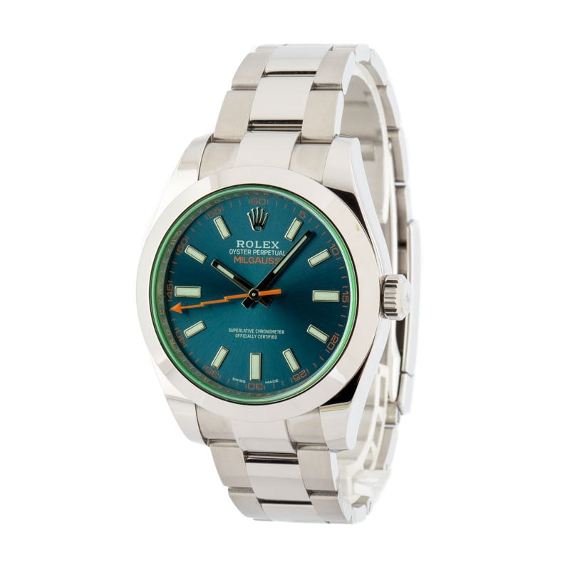 Rolex Milgauss 116400GV Blue Dial