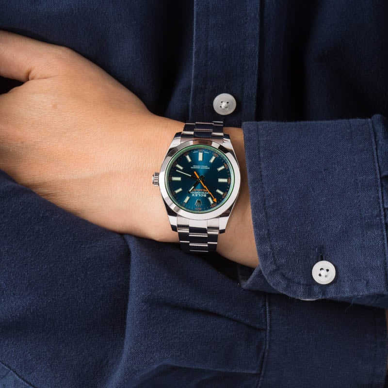 Rolex Milgauss 116400GV Blue