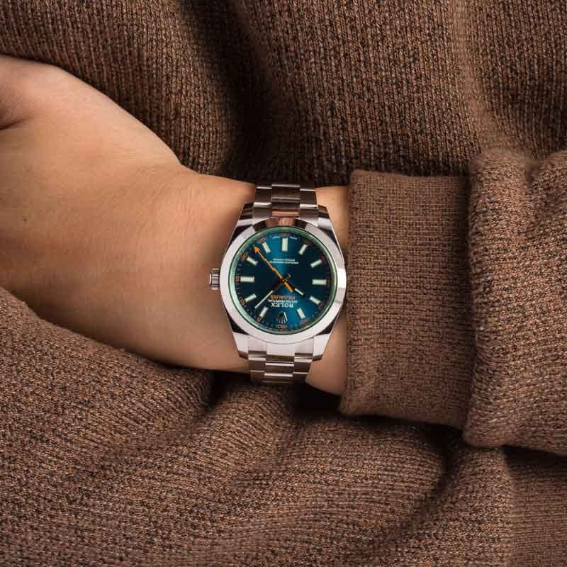 Rolex Milgauss Green Crystal 116400GV