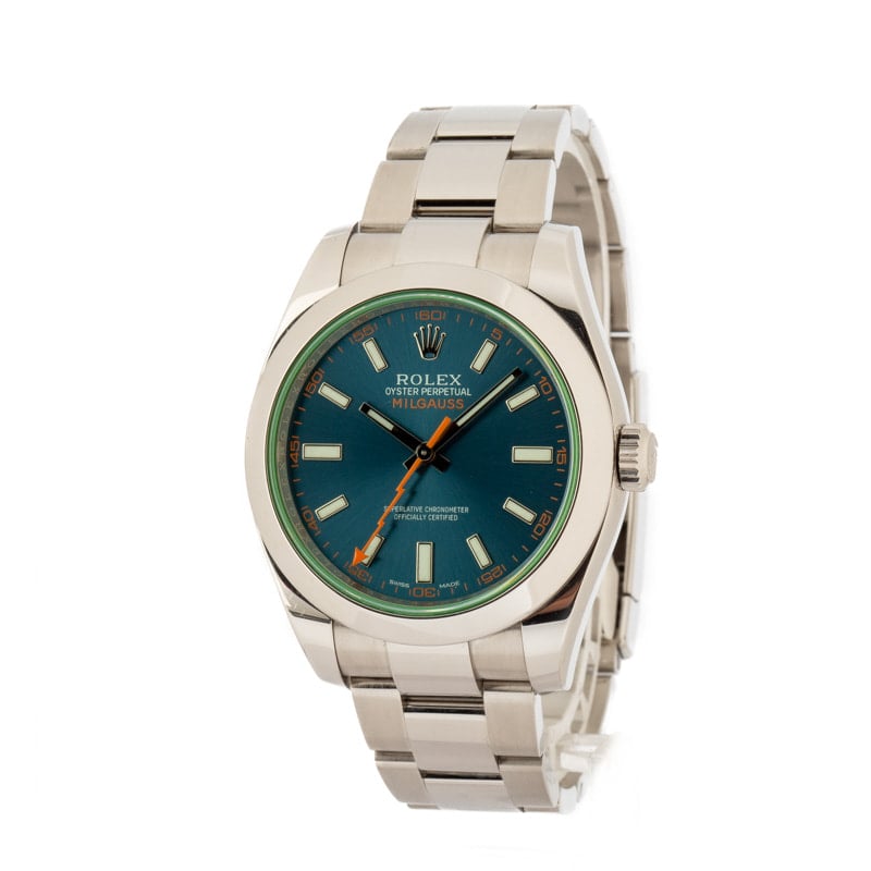 Milgauss Rolex 116400 Blue