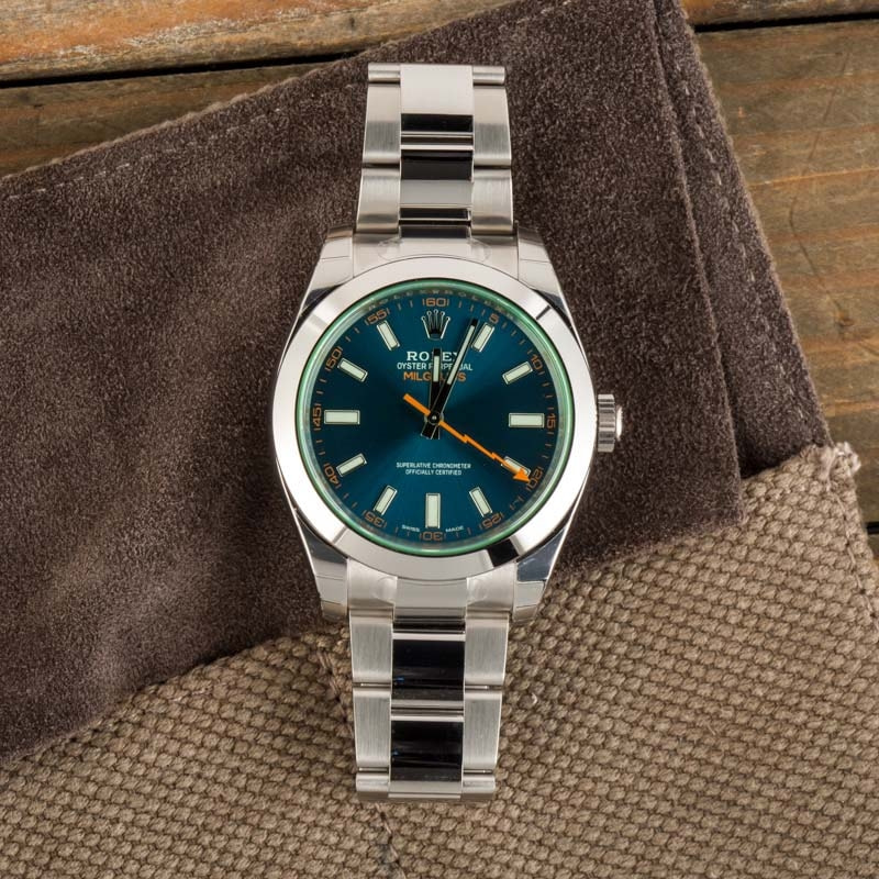 Rolex Milgauss Blue Dial 116400GV