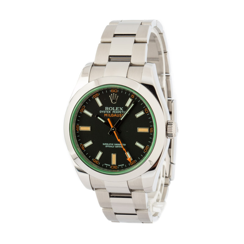 Rolex Milgauss 116400V Black Dial