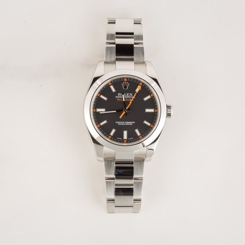 Rolex Milgauss 116400 Black 40MM