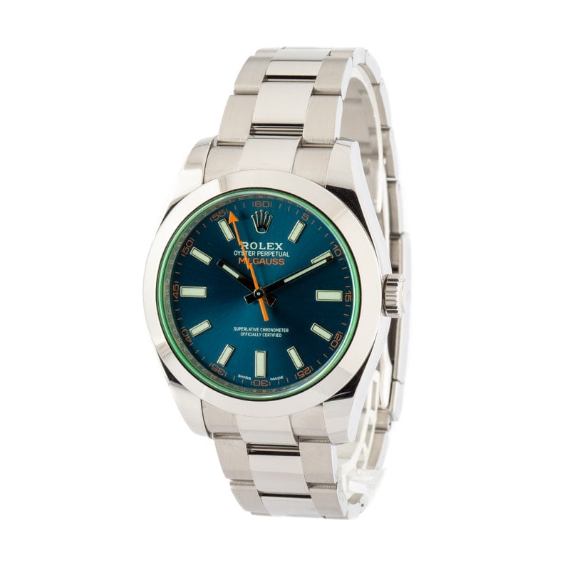 Rolex Milgauss 116400GV Blue