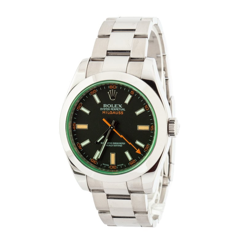 Rolex Milgauss Green Anniversary 116400V