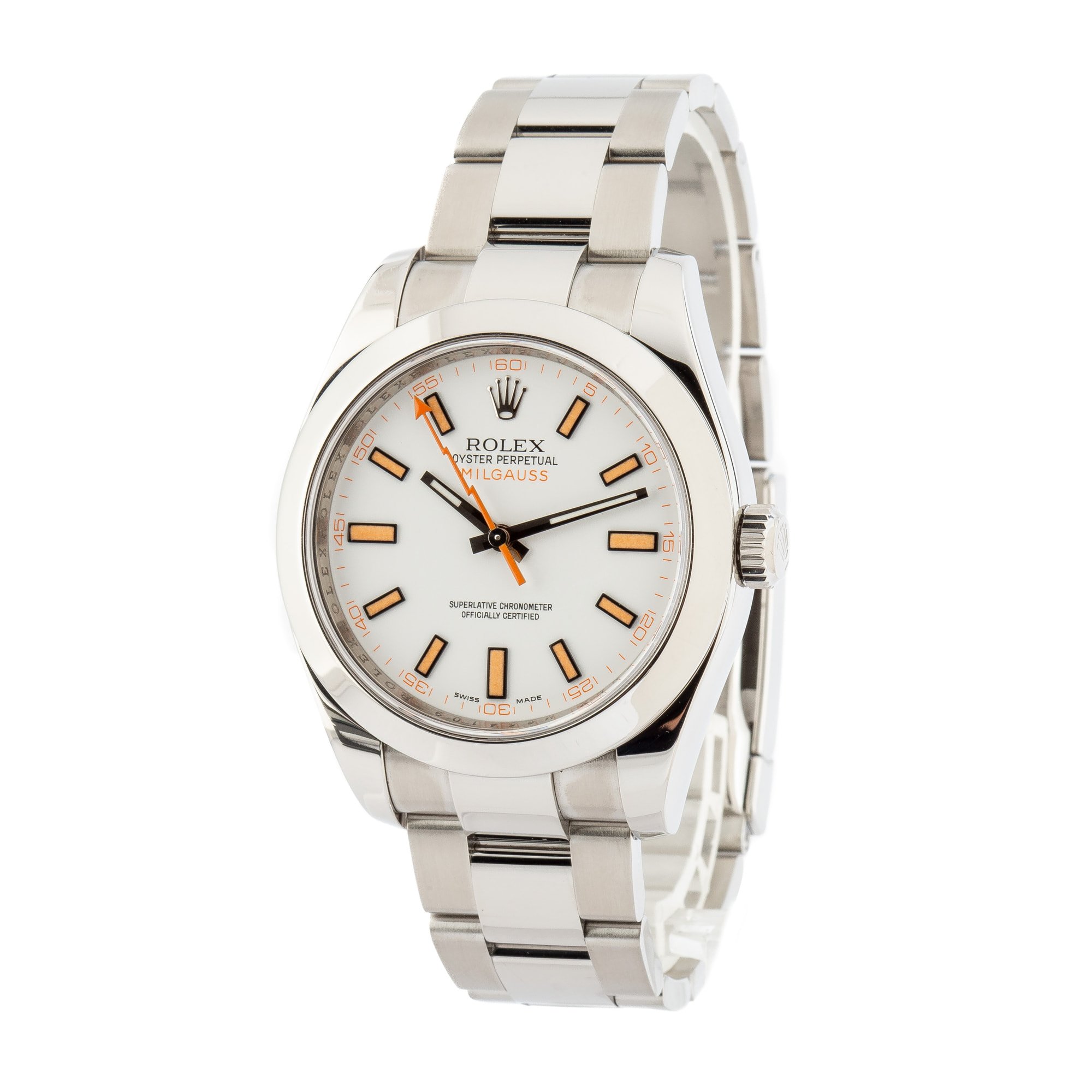 Rolex Milgauss 116400 White Dial