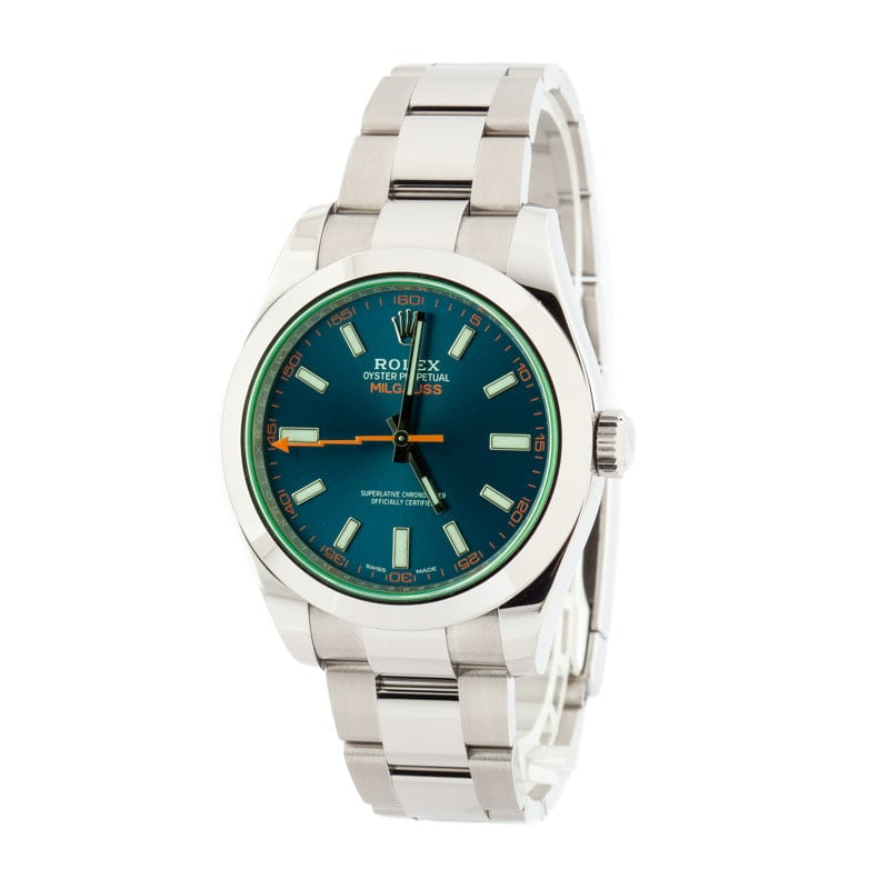 Rolex Milgauss 116400GV Blue