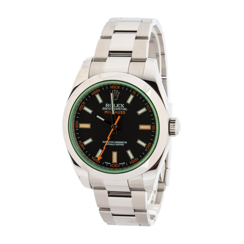 Rolex Milgauss Green Anniversary 116400V