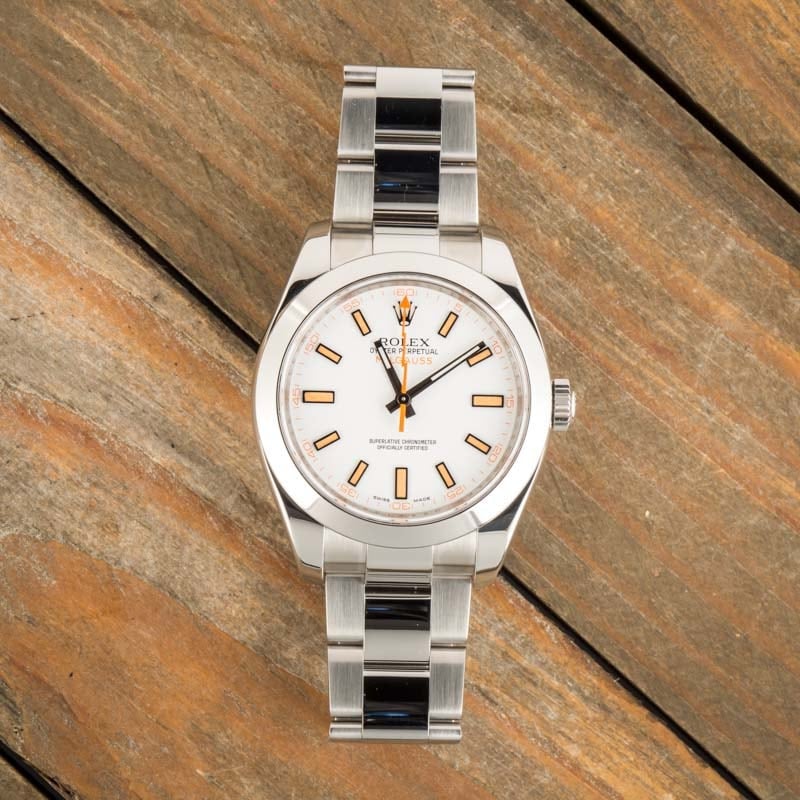 Rolex Milgauss 116400 White Dial