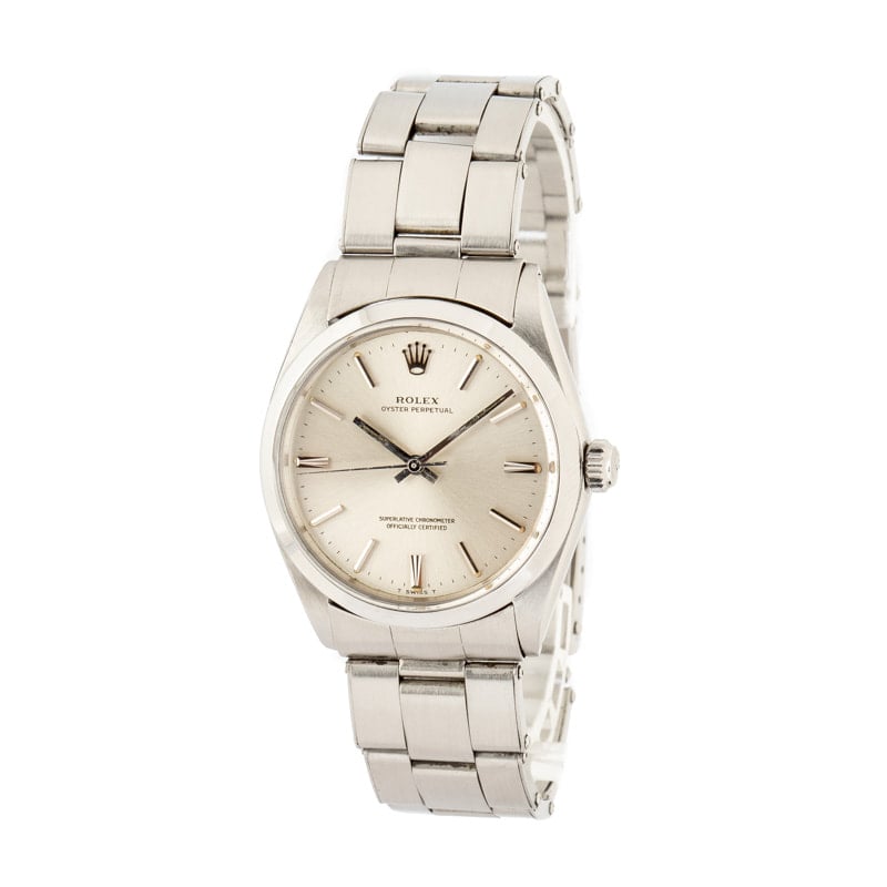 Vintage Rolex Oyster Perpetual 1002 Stainless Steel