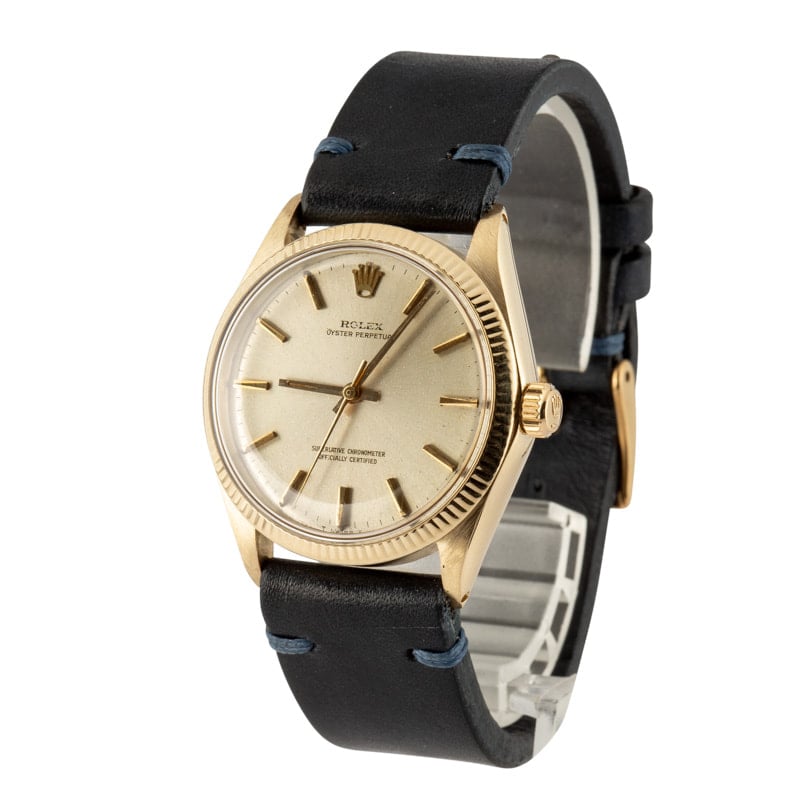 Rolex Oyster Perpetual 1005 Leather Band