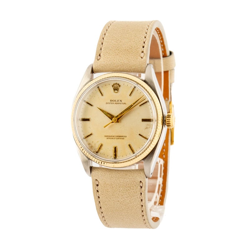 Rolex Oyster Perpetual 1005 Leather Band