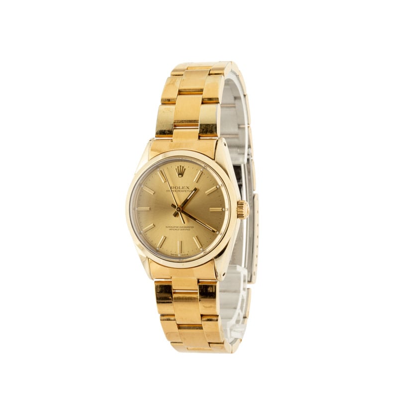 Rolex Oyster Perpetual Ref 1024 Champagne Dial