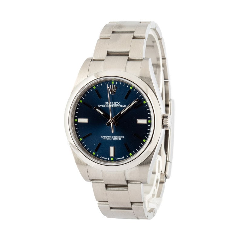 Rolex Oyster Perpetual 114300 Blue Dial