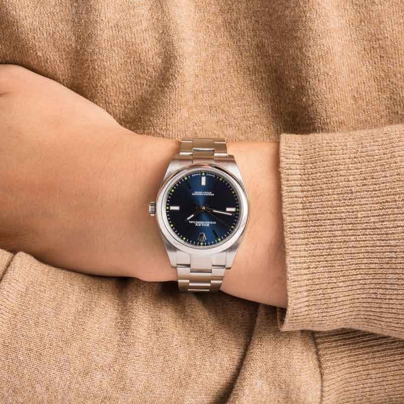 Rolex Oyster Perpetual 114300 Blue Dial 39MM