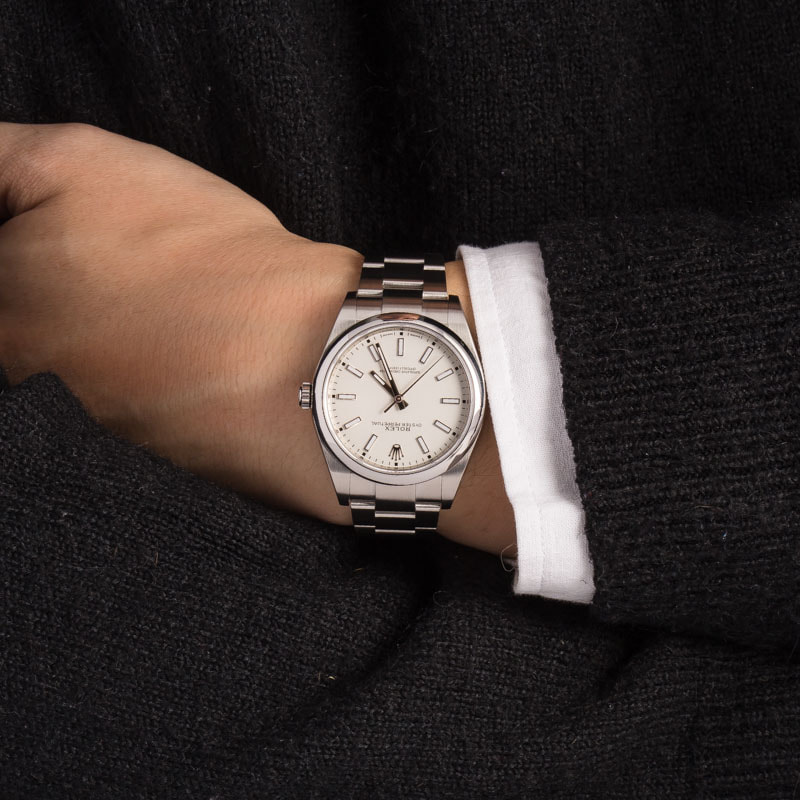Rolex 114300 Oyster Perpetual White Dial