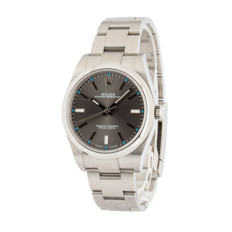 Rolex Oyster Perpetual 114300 Rhodium