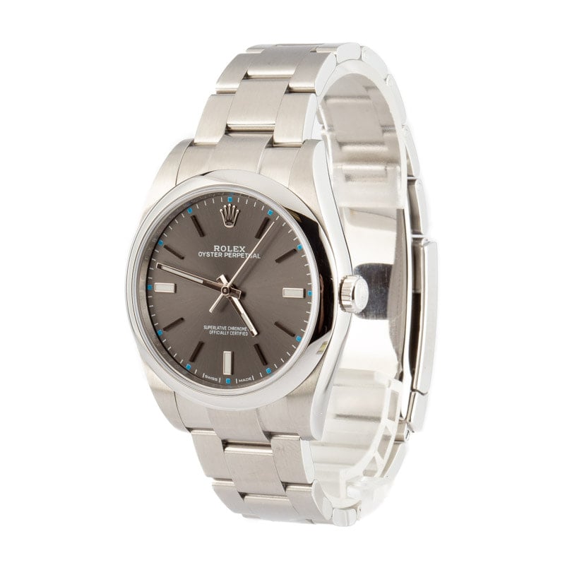 Rolex Oyster Perpetual 114300 Rhodium