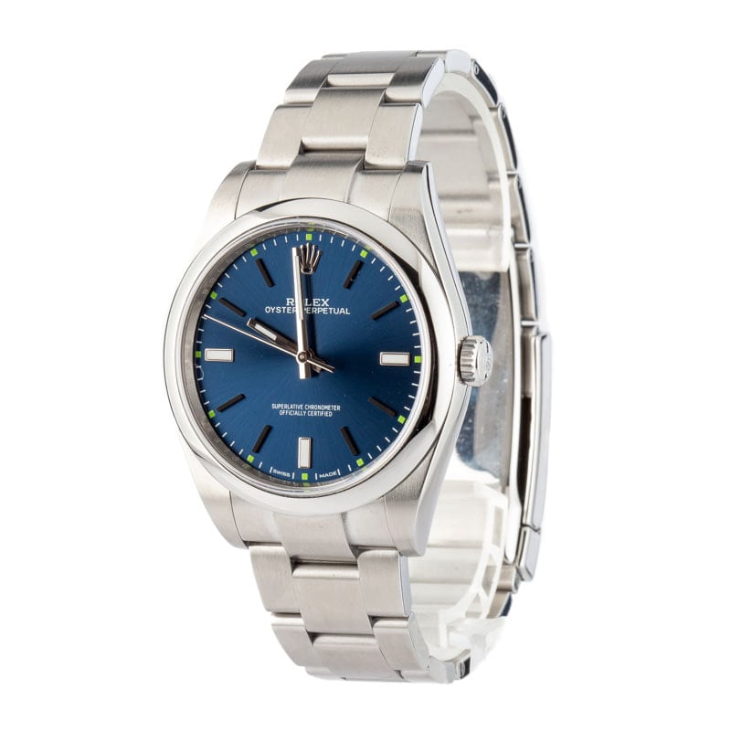 Rolex Oyster Perpetual 114300 Blue Dial