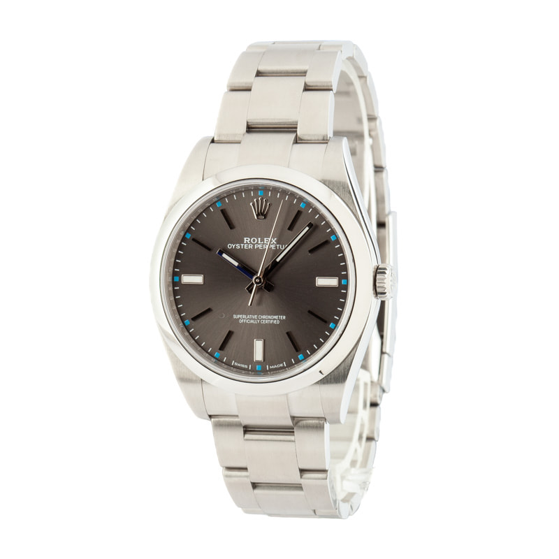 Rolex Oyster Perpetual 114300 Rhodium