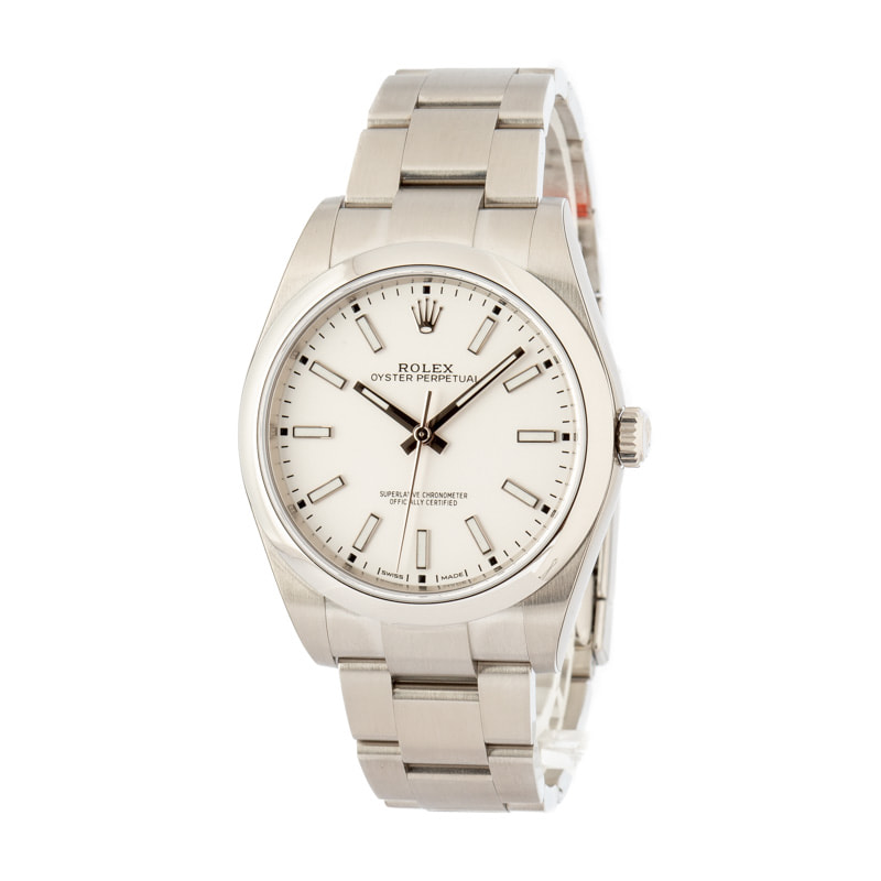 Rolex Oyster Perpetual 114300 White Dial