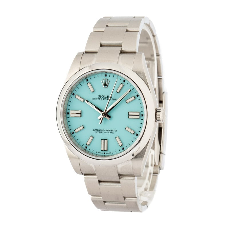 Rolex Oyster Perpetual 124300 Turquoise Blue