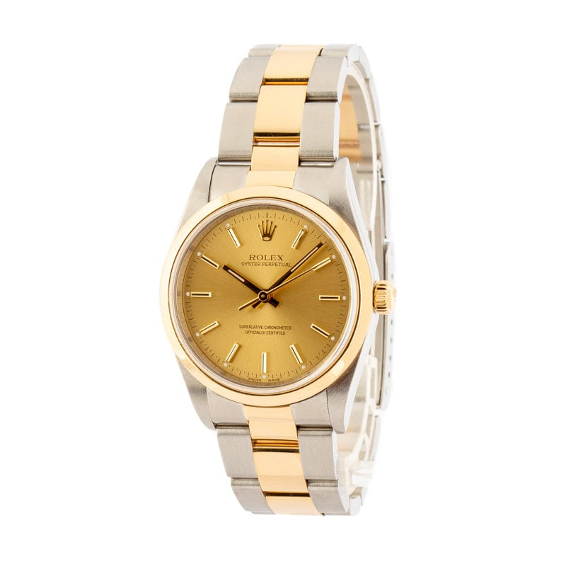 Used Rolex Oyster Perpetual 14203 Two Tone