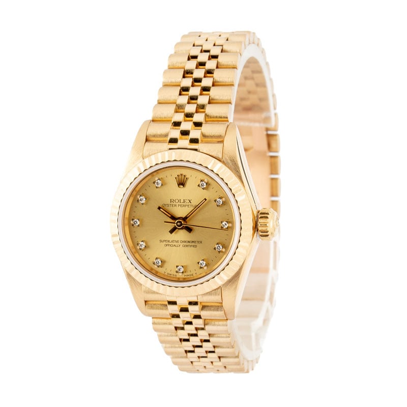 Rolex Oyster Perpetual 67198 Yellow Gold