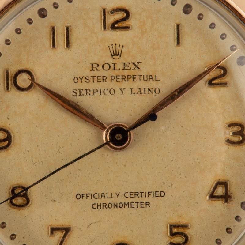 Rolex Oyster Perpetual 5010 Stainless Steel & Pink Gold