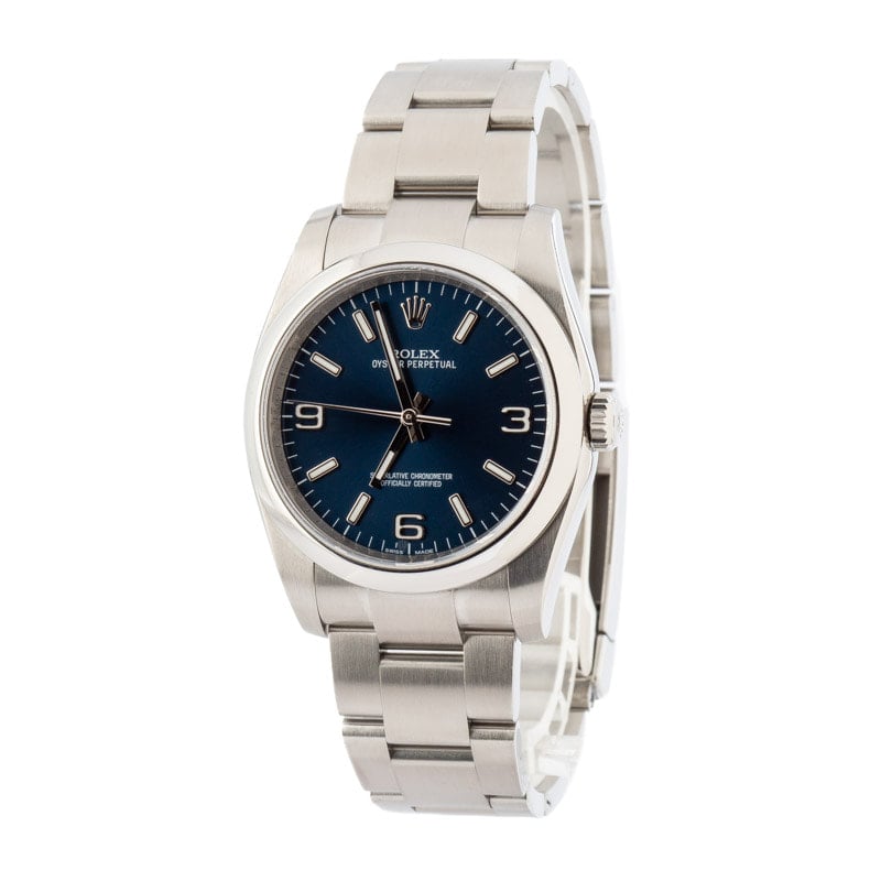 Rolex Oyster Perpetual 116000 Blue Dial