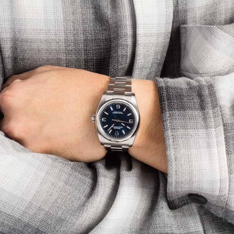 Rolex Oyster Perpetual 116000 Blue Dial