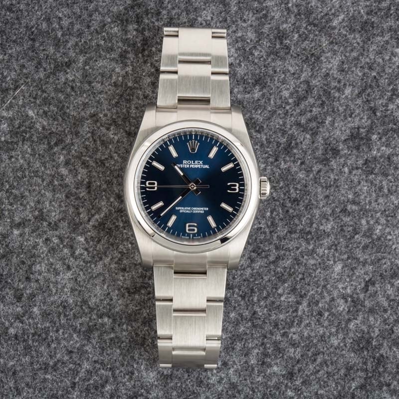 Rolex Oyster Perpetual 116000 Blue Dial