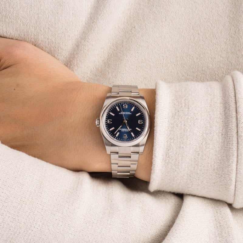 Rolex Oyster Perpetual 116000 Blue Dial