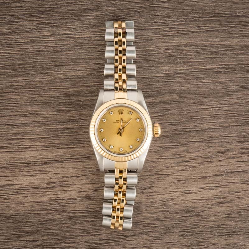 Rolex Oyster Perpetual 67193 Diamond Dial