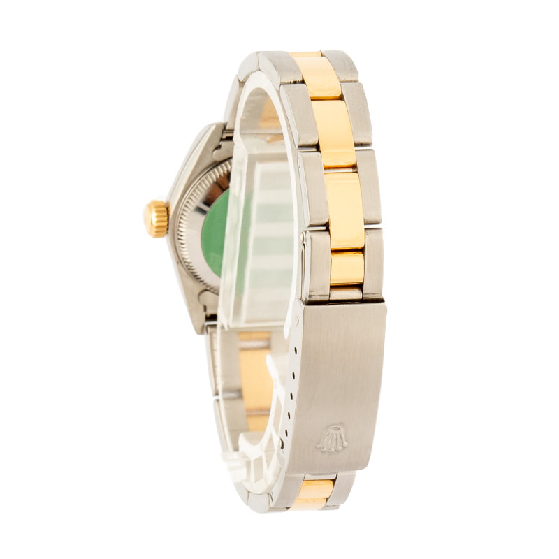 Ladies Rolex Oyster Perpetual 67193 Champagne Dial