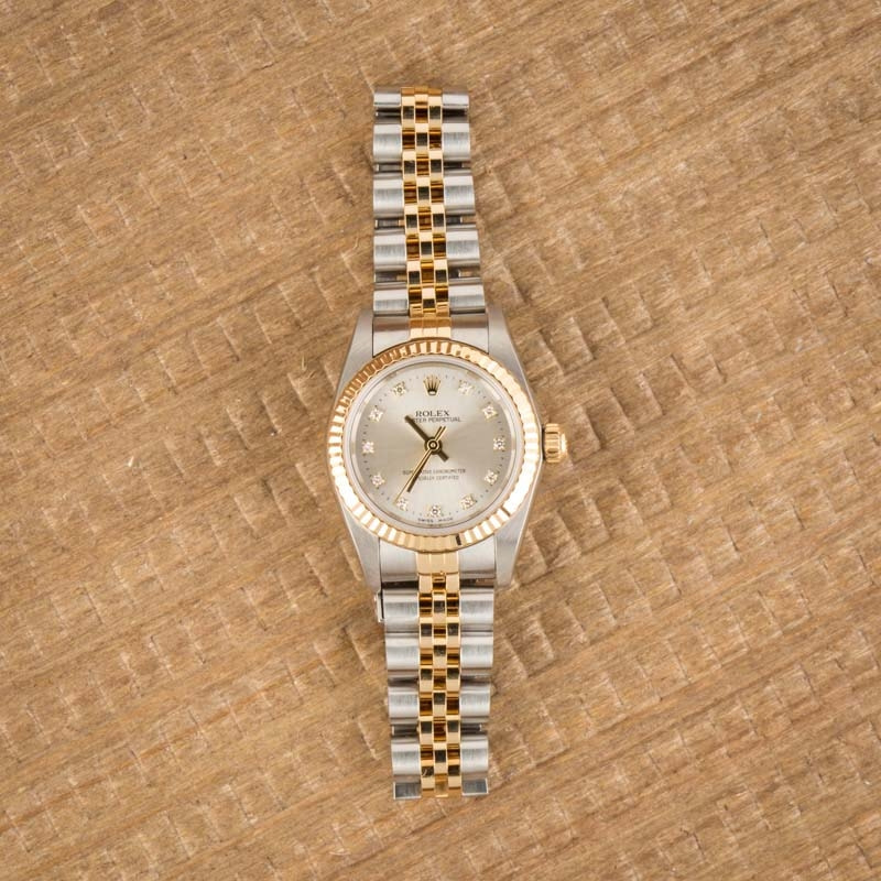 Rolex Oyster Perpetual 76193 Diamond Dial