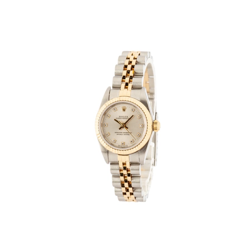 Rolex Ladies Oyster Perpetual 76193 Two-Tone