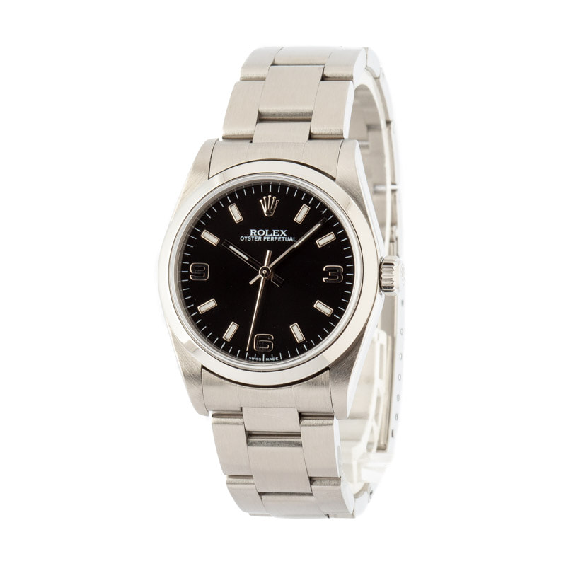 Ladies Rolex Oyster Perpetual 77080 Stainless Steel