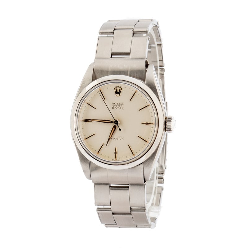 Rolex Oyster Precision 6426 Silver Index Dial