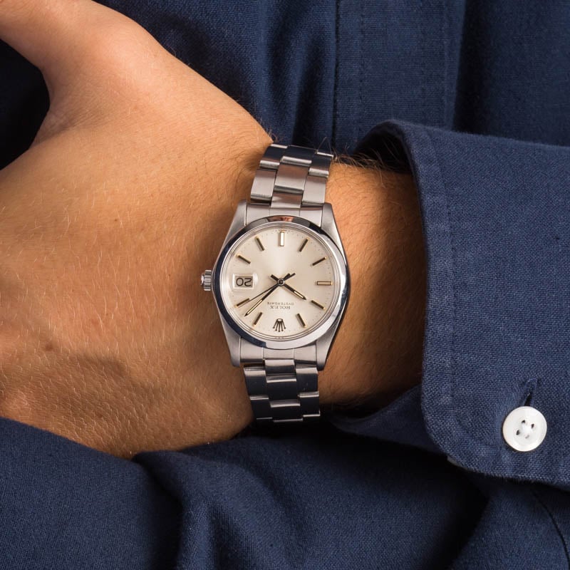 Rolex OysterDate 6694 Silver Dial